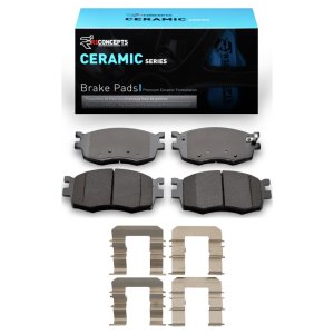 Dodge Attitude (Mexico) Brake Pads - Front - R1 Concepts - Ceramic - `06-`12